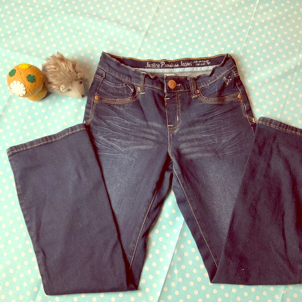 Girls plus size justice bootcut jeans.